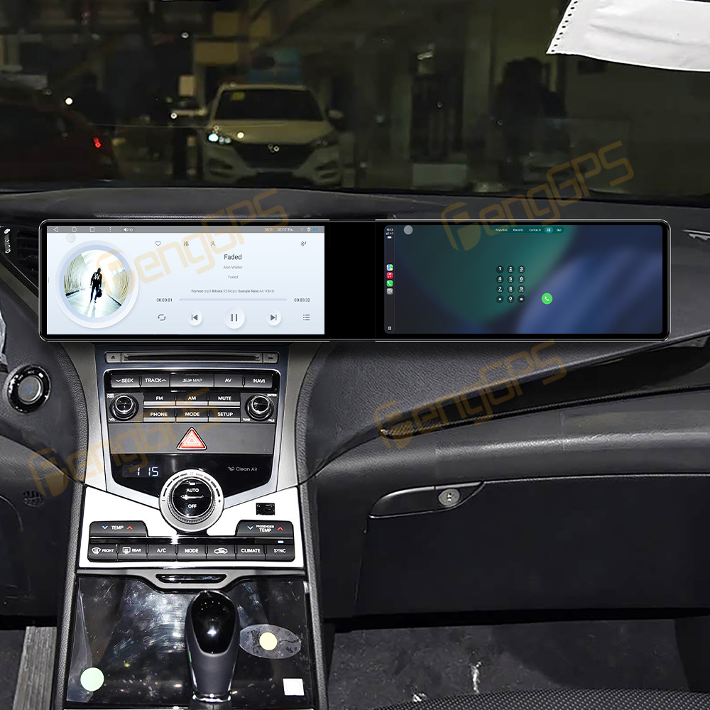 Android Auto Head Unit 12.3 Inch - Radio Mobil Layar 24.6 Inci Untuk