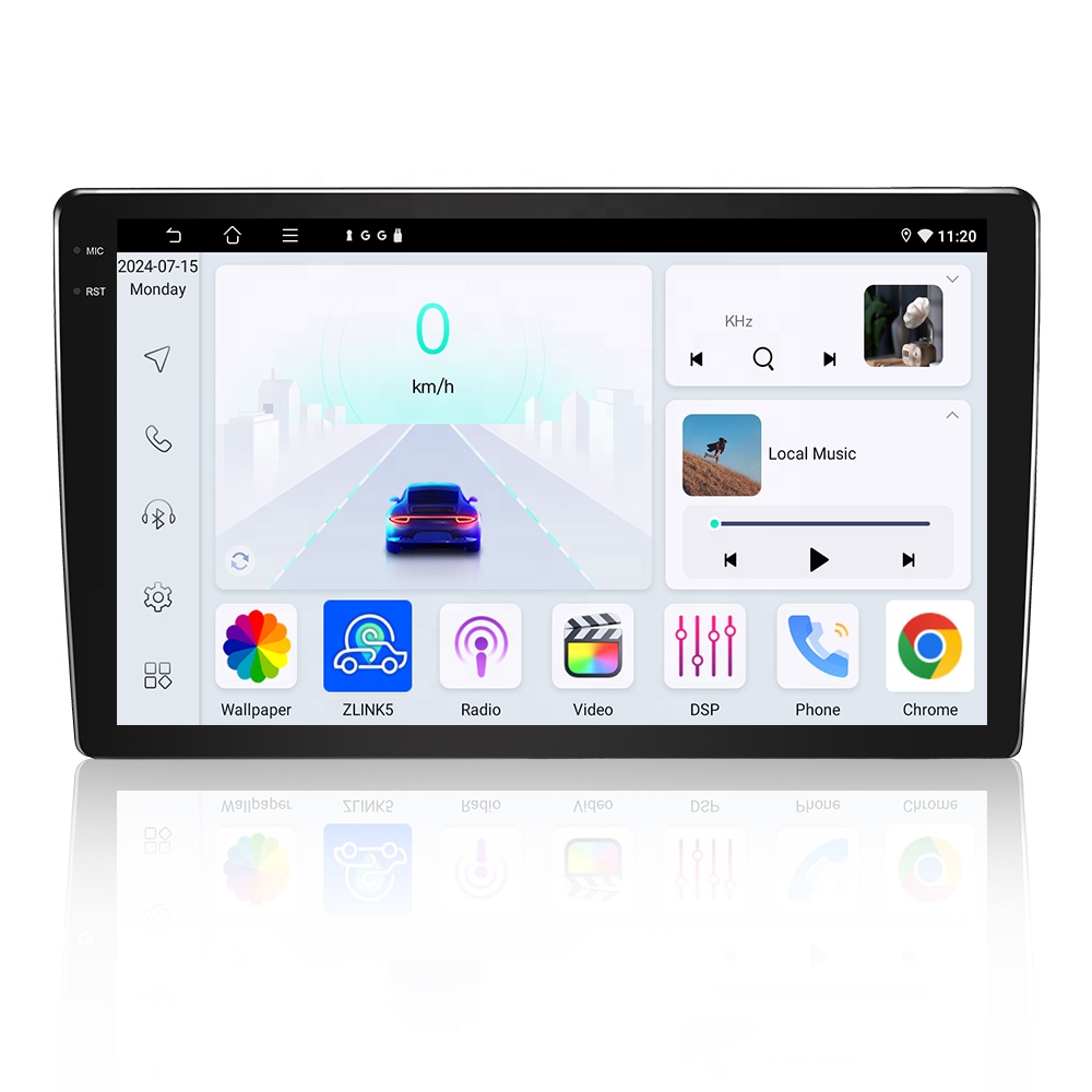 Car Multimedia Player Carplay Android Auto - Stereo Mobil Universal 2Din Layar QLED