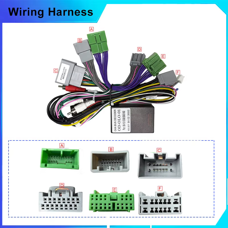 Car Stereo Canbus Decoder - Adaptor Kabel Harness Stereo Mobil 16Pin,
