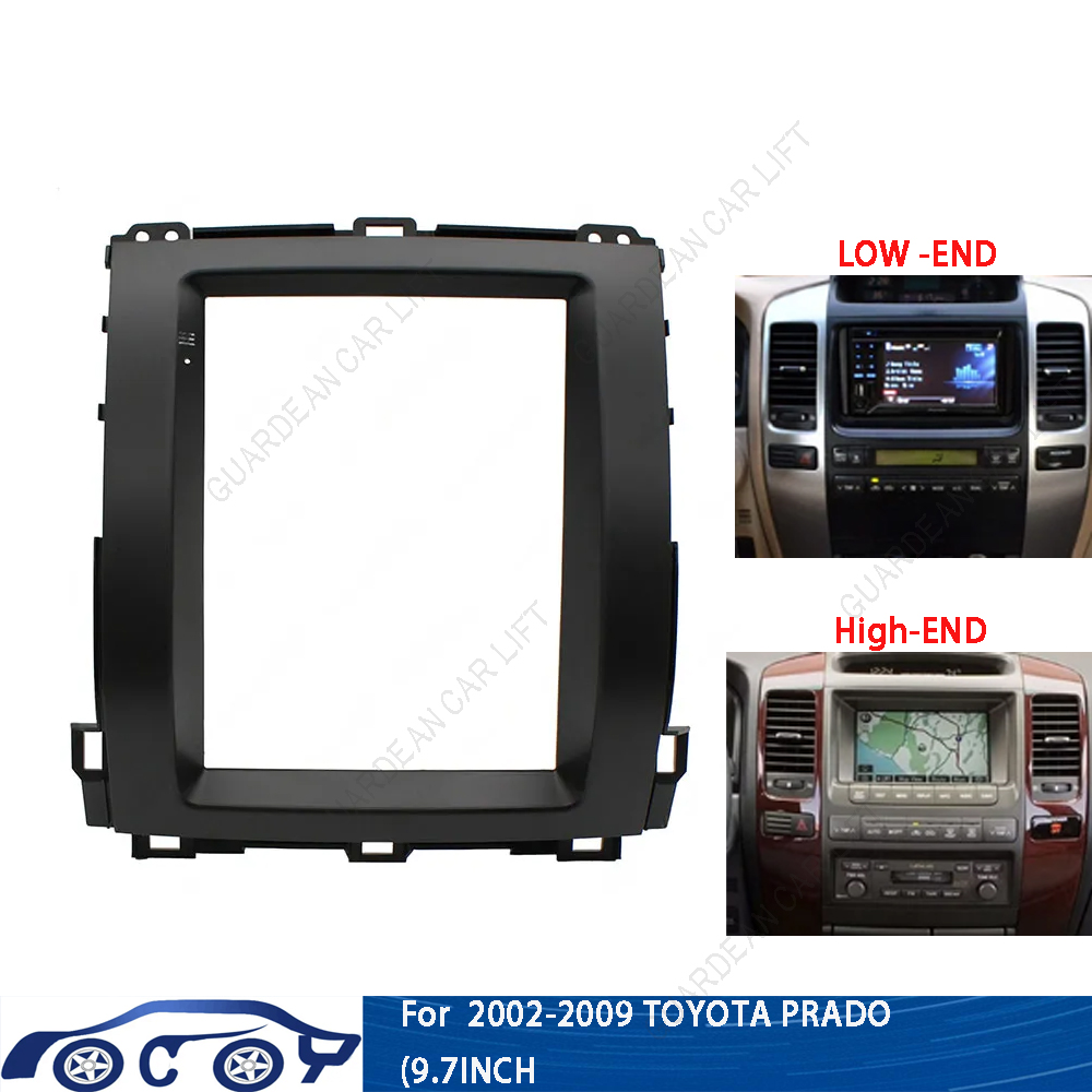Tesla Style Screen Car Radio - Untuk TOYOTA LAND CRUISER 2002-2009 (Layar