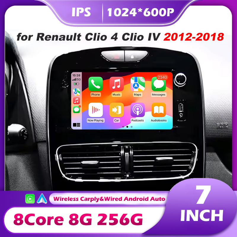 Car Multimedia Player Carplay Android Auto - Untuk Renault Clio 4 Clio IV