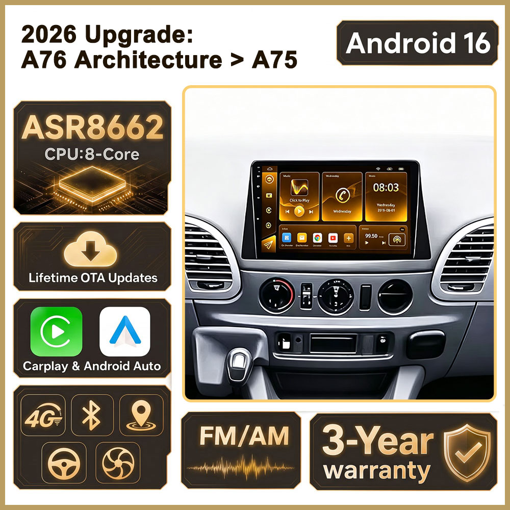Car Radio Gps Navigation 10 Inch - Cortex-A76 Octa-Core Android 16 Untuk Mercedes