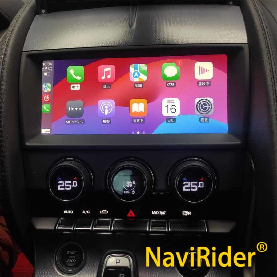 Car Multimedia Player Carplay Android Auto - H Carplay Untuk Jaguar F-TYPE 2013-2019