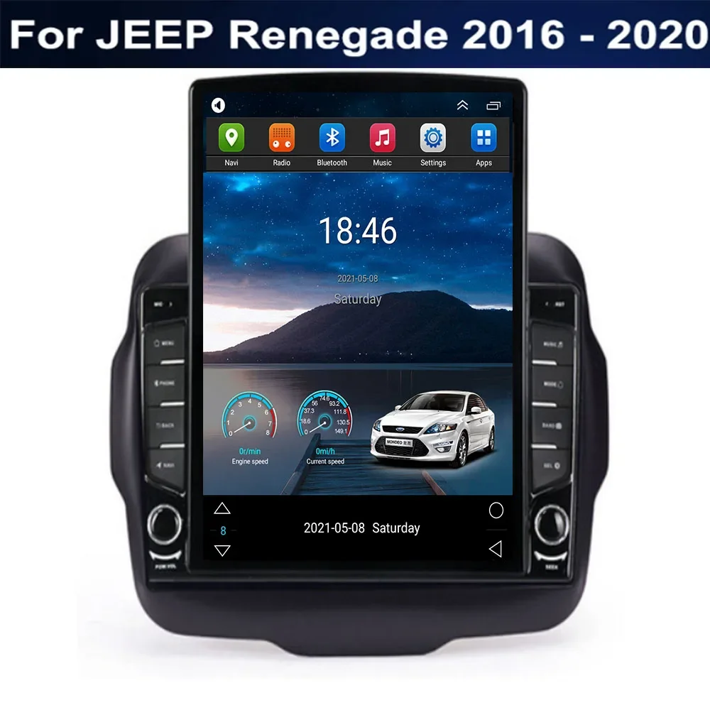 Tesla Style Screen Car Radio - Radio Android Auto 2Din untuk Mobil