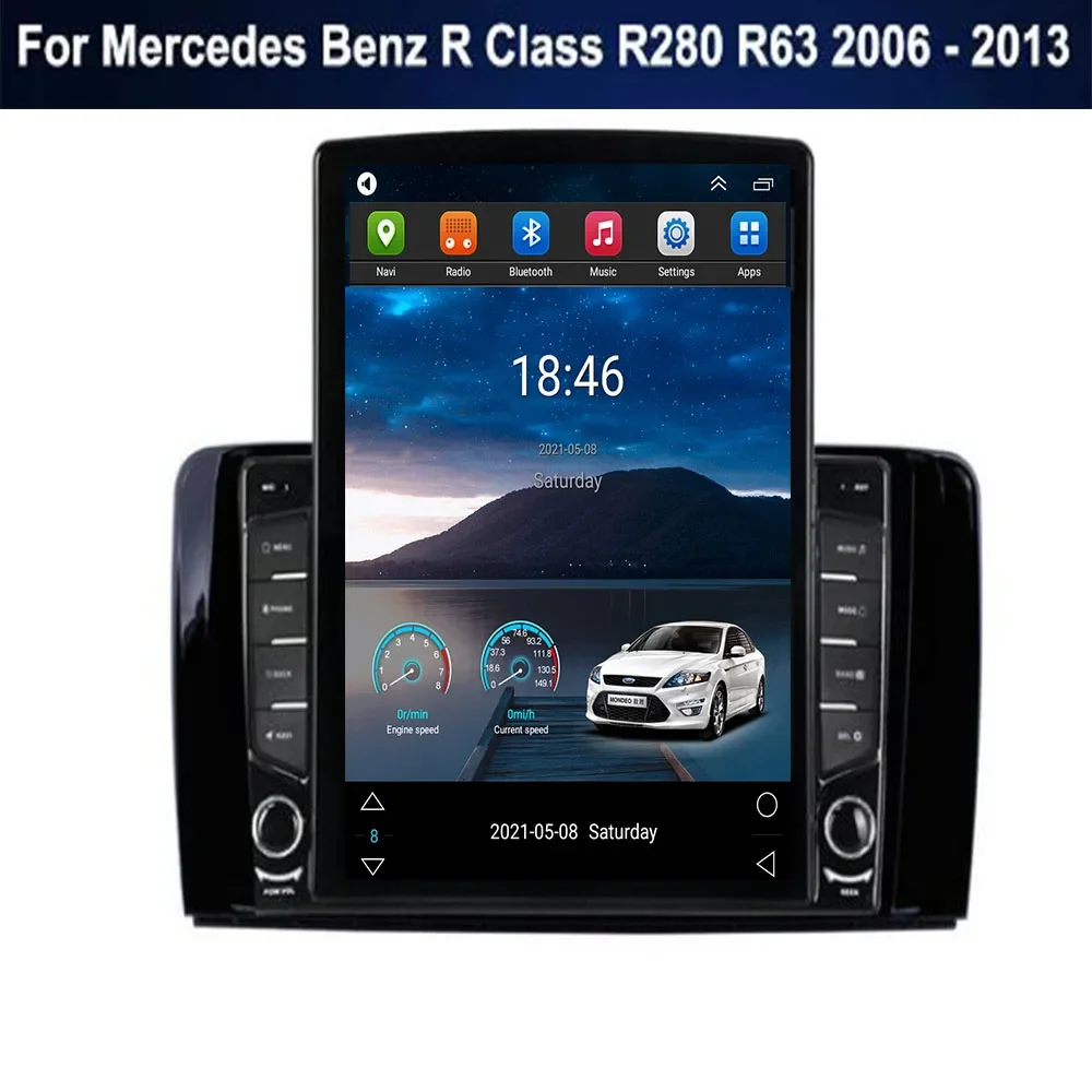 Tesla Style Screen Car Radio - Radio Mobil Tesla Layar Vertikal Android