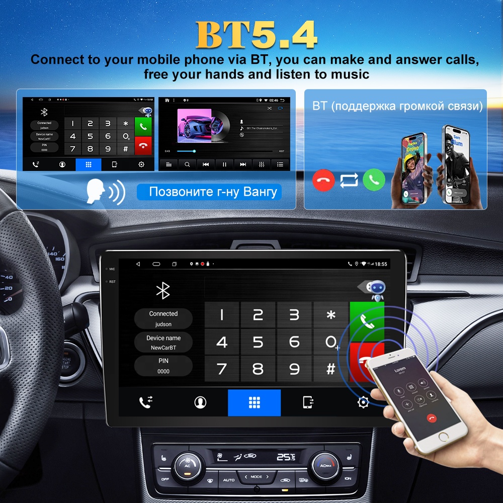 Stereo Mobil Universal 2Din La - Car Multimedia Player Carplay Android Auto ulasan dan harga