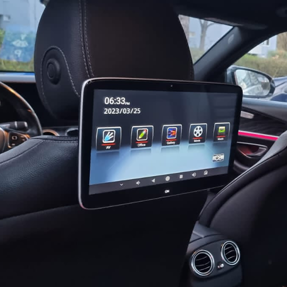 Layar TV Sandaran Kepala Belak - Car Multimedia Rear Seat Entertainment ulasan dan harga