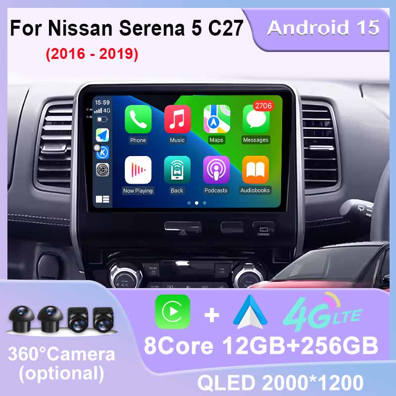 Android 15 Untuk Nissan Serena - Car Radio Gps Navigation 10 Inch ulasan dan harga