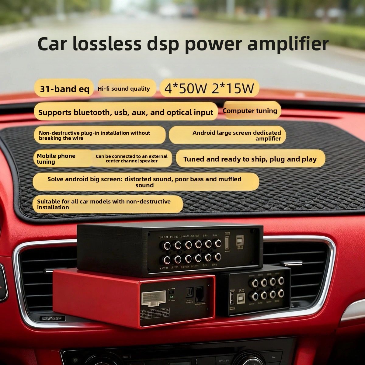 Amplifier DSP Mobil 4/6/8 Kana - Car Stereo Dsp 8 Channel ulasan dan harga