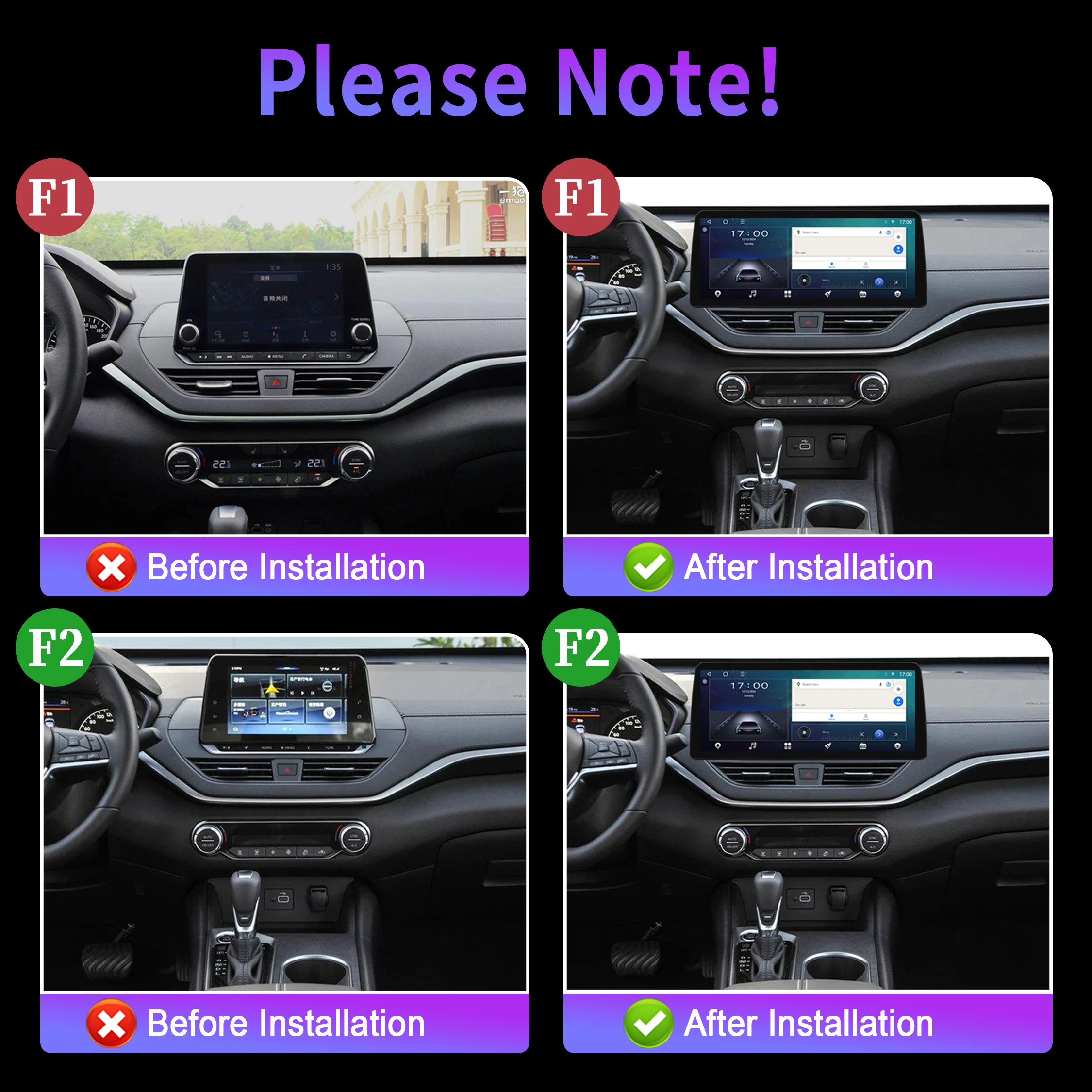 12.3 Inci untuk Nissan Teana A - Android Auto Head Unit 12.3 Inch ulasan dan harga