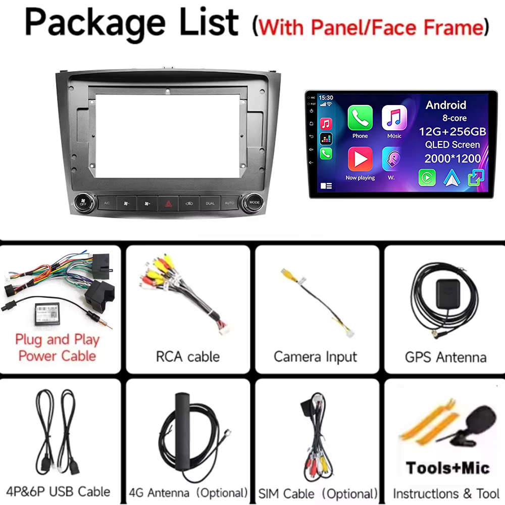 Android 16 Carplay&Auto Radio  - Android Car Stereo 2 Din 8 Core ulasan dan harga