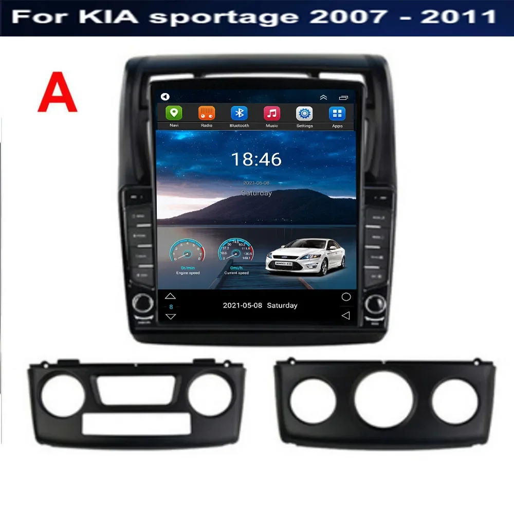 Radio Mobil Android 14.0 Gaya  - Tesla Style Screen Car Radio ulasan dan harga
