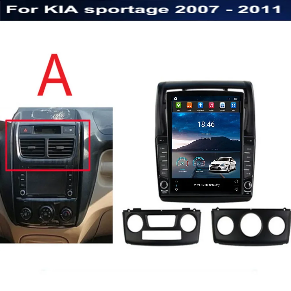 Radio Mobil Android 14.0 Gaya  - Tesla Style Screen Car Radio ulasan dan harga