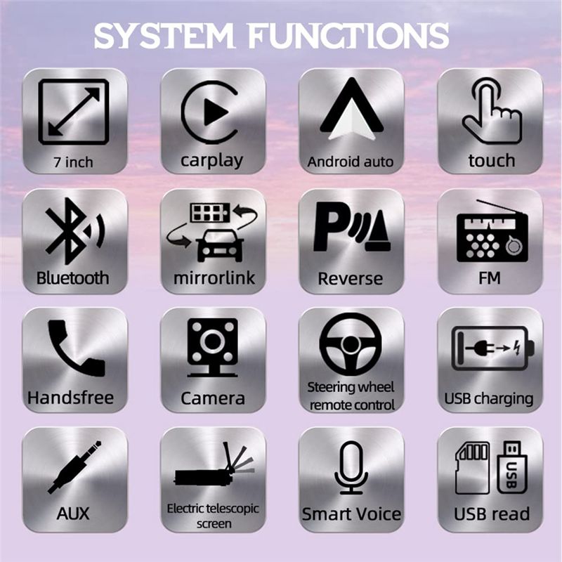 Jan.1Din Stereo Mobil Nirkabel - Car Radio 1 Din Flip Out Screen ulasan dan harga