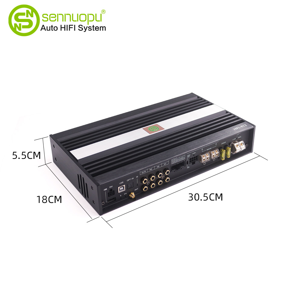 Sennuopu Amplifier mobil 8 Cha - Car Stereo Dsp 8 Channel ulasan dan harga