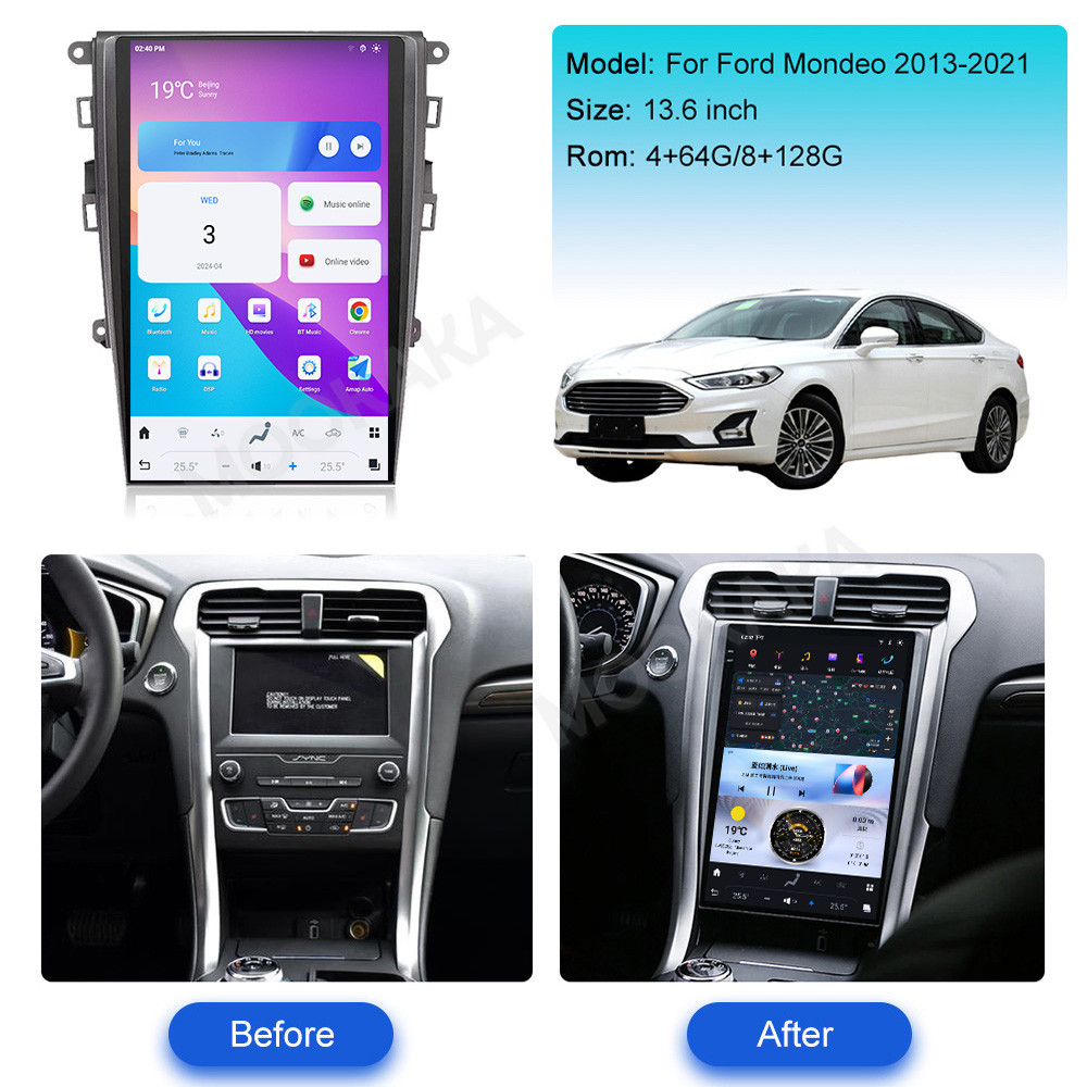 Untuk Ford Mondeo Fusion MK5 2 - Android Head Unit 7862 Octa Core ulasan dan harga