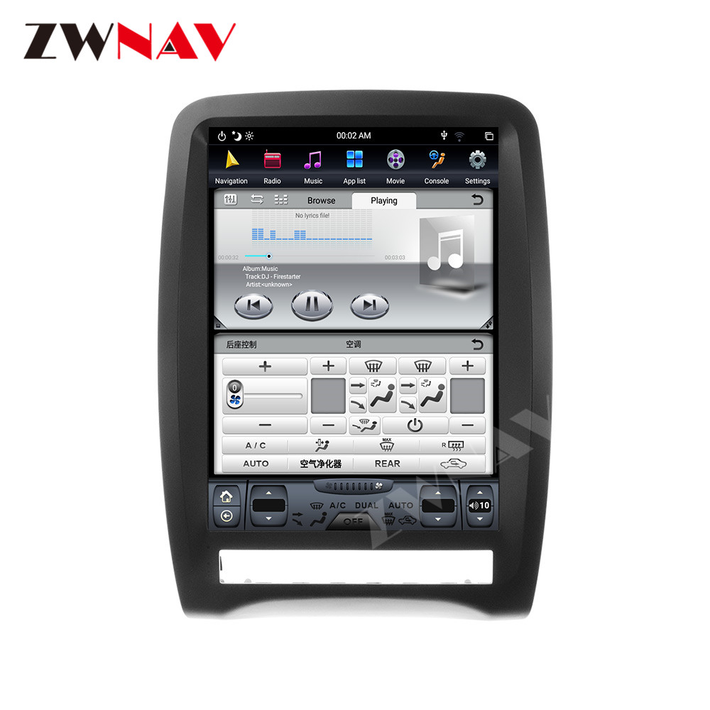 Android 128GB untuk Dodge Dura - Tesla Style Screen Car Radio ulasan dan harga