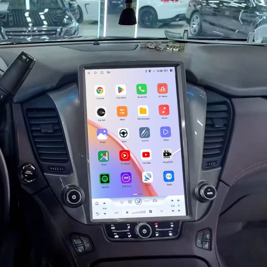 Radio Mobil Android 13 Layar 1 - Tesla Style Screen Car Radio ulasan dan harga