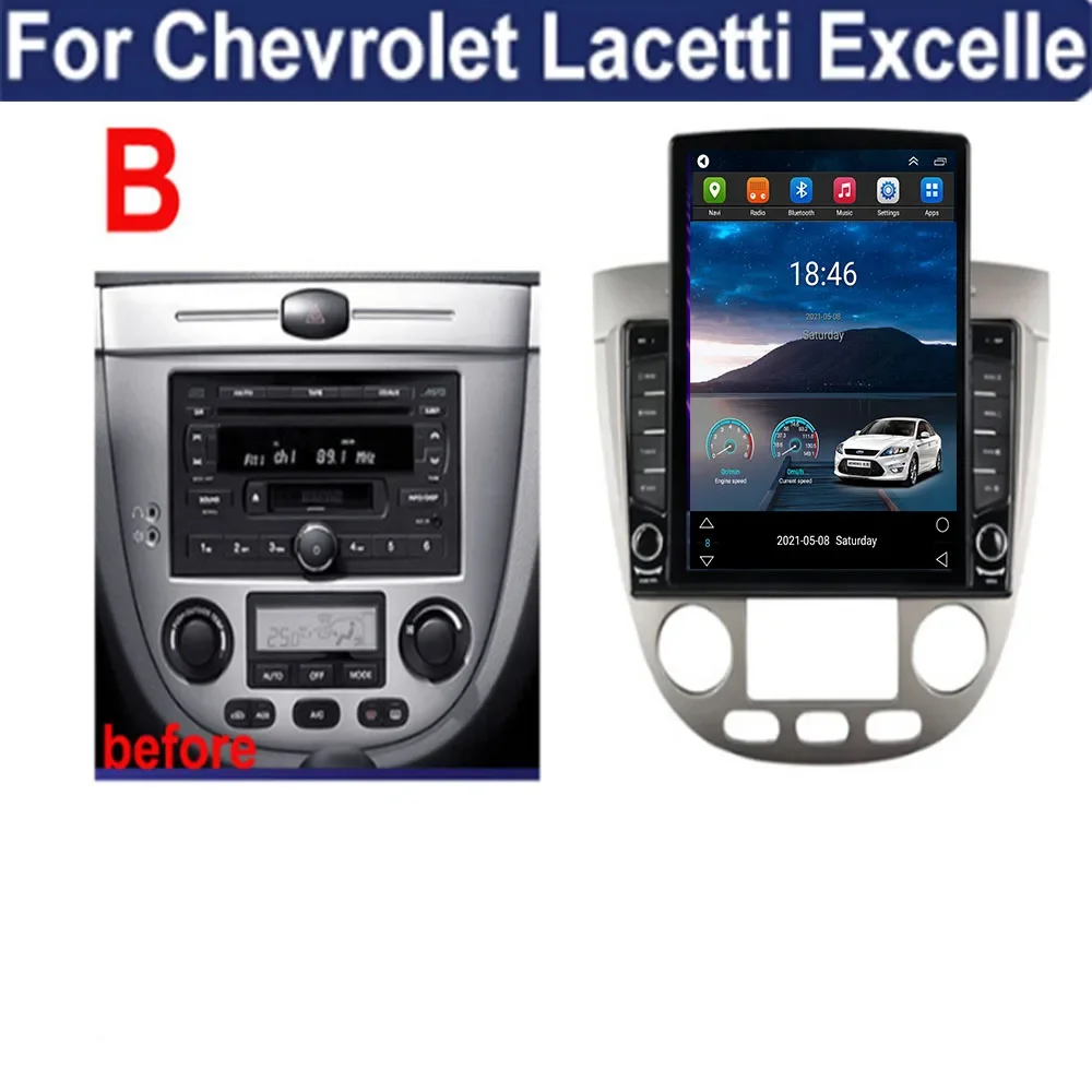Radio mobil Android 14.0 denga - Tesla Style Screen Car Radio ulasan dan harga