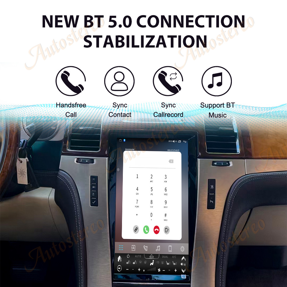 Cadillac stereo mobil 13.6 inc - Android Head Unit 7862 Octa Core ulasan dan harga