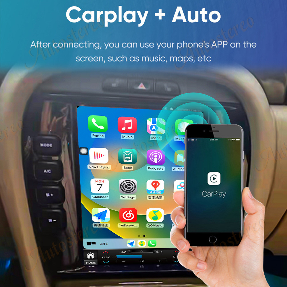 Jaguar X-TYPE Android 13 mobil - Android Head Unit 7862 Octa Core ulasan dan harga