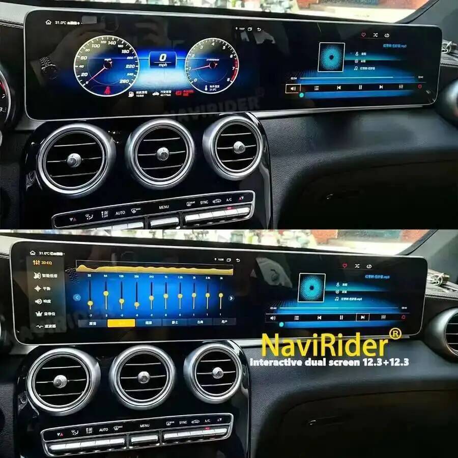 Sistem Carplay dengan Dua Laya - Car Multimedia Player Carplay Android Auto ulasan dan harga