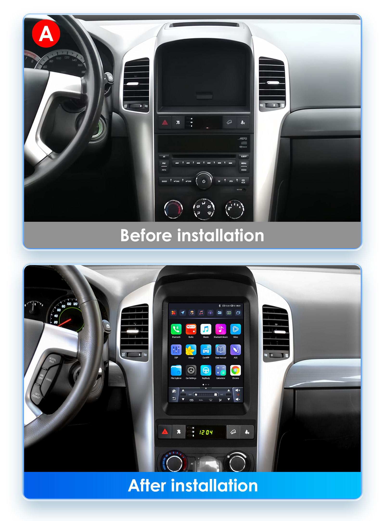 Hizpo Radio mobil otomatis And - Tesla Style Screen Car Radio ulasan dan harga