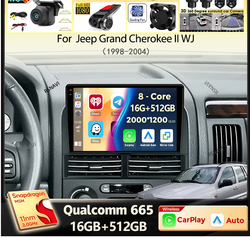 Radio Mobil Android 16 Carplay - Android Car Stereo 2 Din 8 Core ulasan dan harga