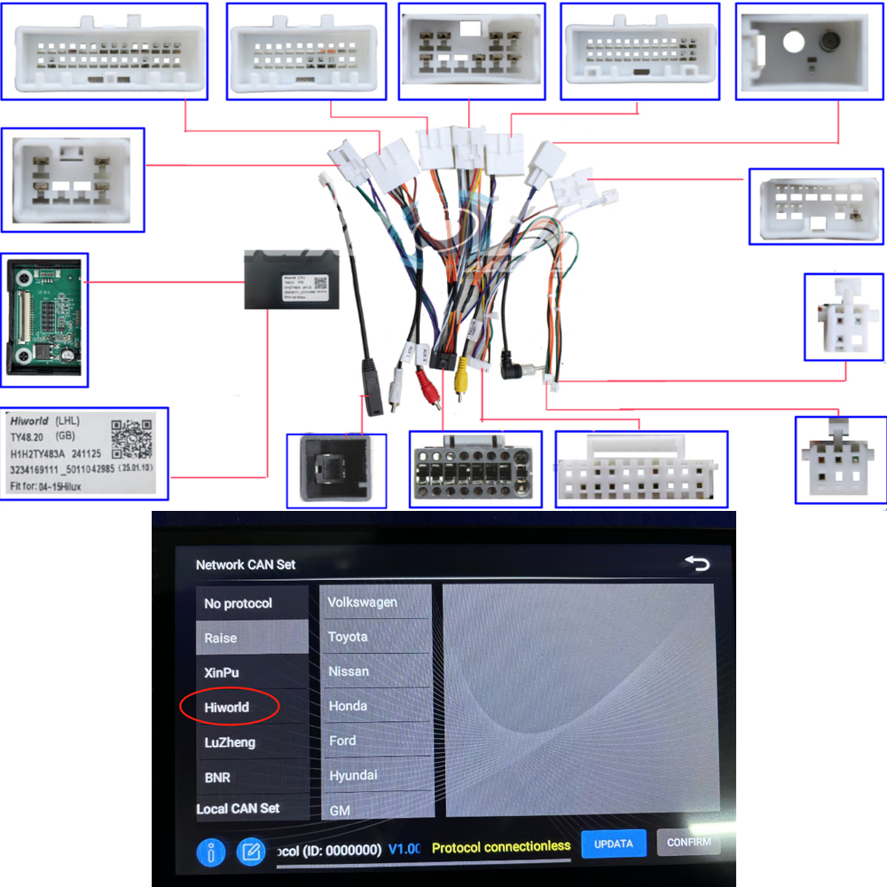 Untuk 2005-2014 TOYOTA FORTUNE - Tesla Style Screen Car Radio ulasan dan harga