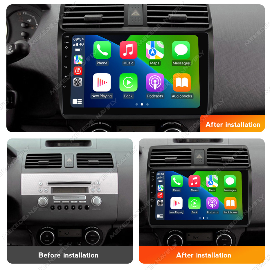 MEKEDE 2 Din Carplay Nirkabel  - Car Radio Gps Navigation 10 Inch ulasan dan harga