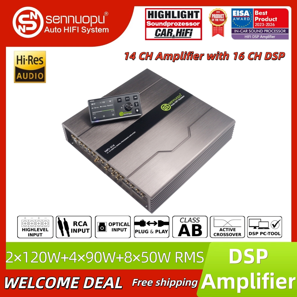 Prosesor Audio Mobil DSP 16-Sa - Car Stereo Dsp 8 Channel ulasan dan harga