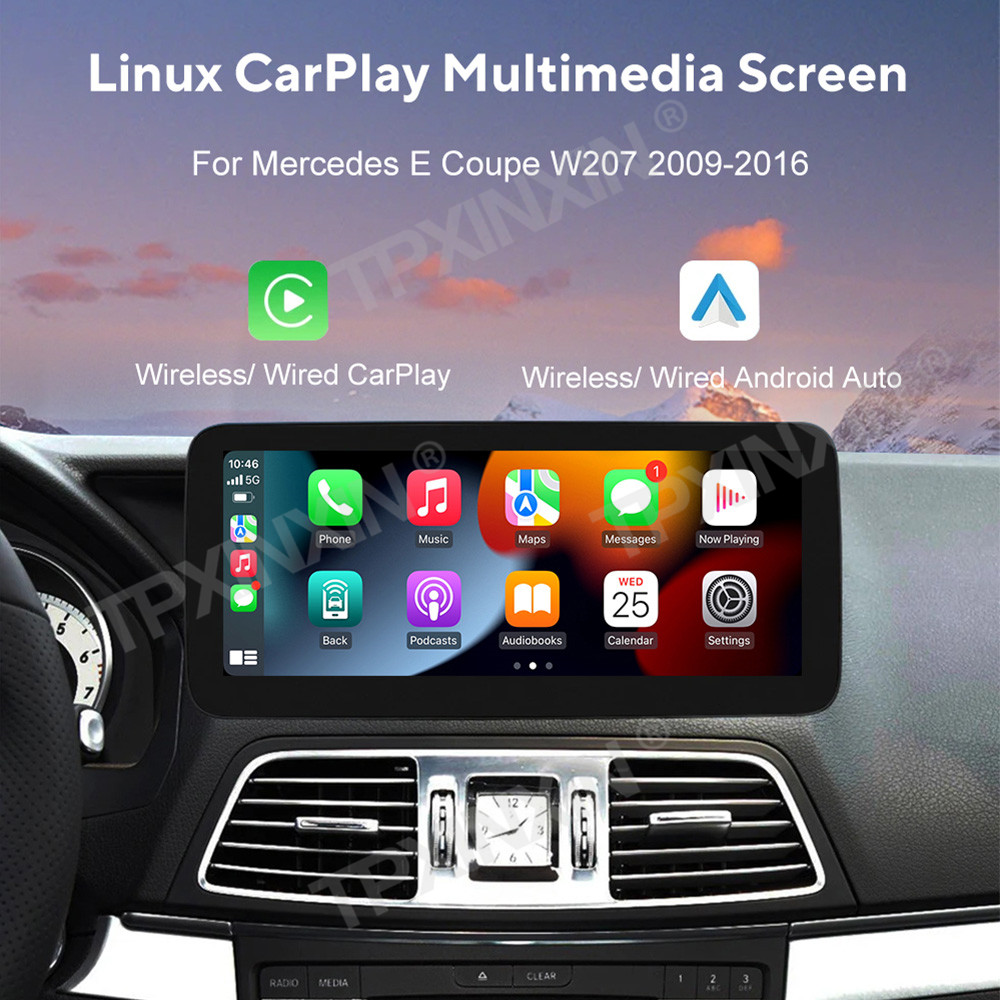 Untuk Mercedes Benz E Coupe W2 - Android Auto Head Unit 12.3 Inch ulasan dan harga