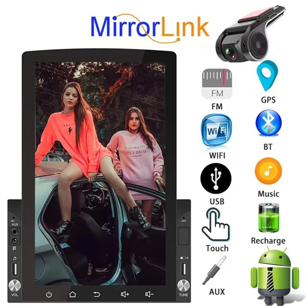 10.1 inci untuk Layar IPS berg - Tesla Style Screen Car Radio ulasan dan harga