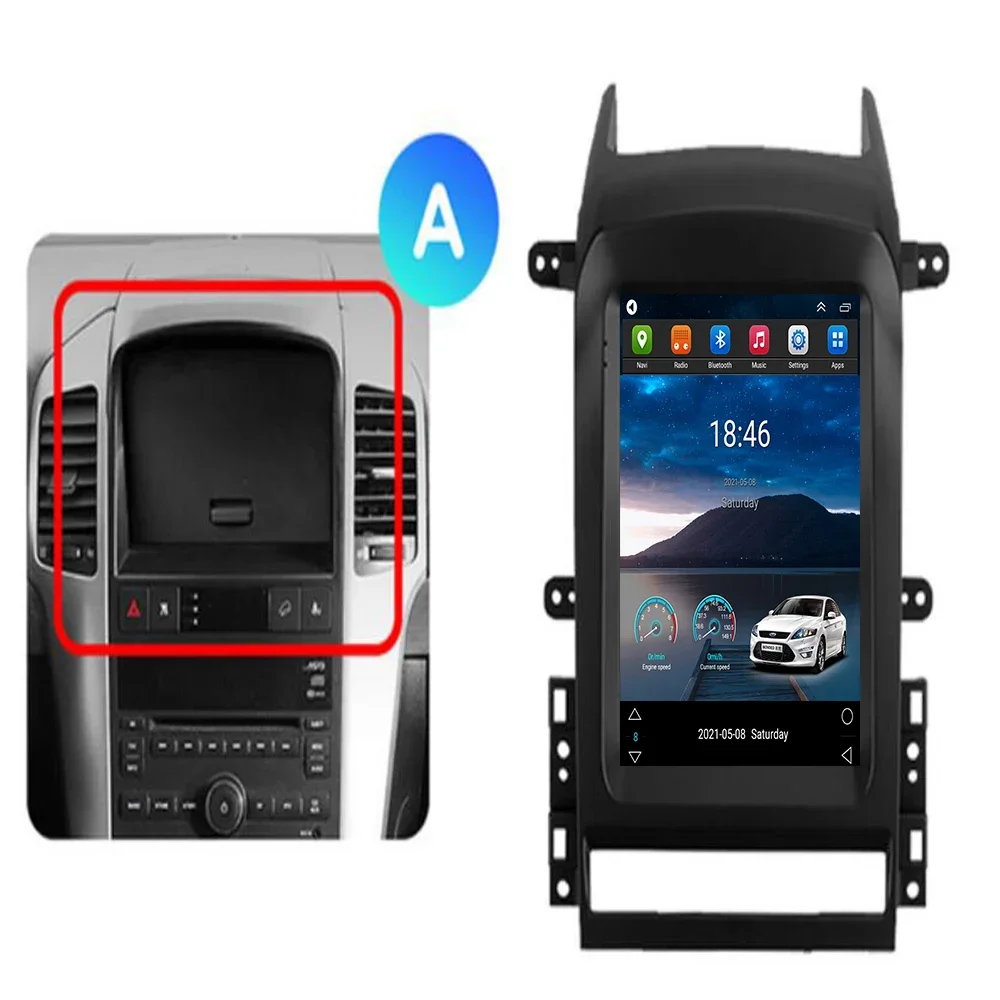 Radio Mobil Multimedia Android - Tesla Style Screen Car Radio ulasan dan harga